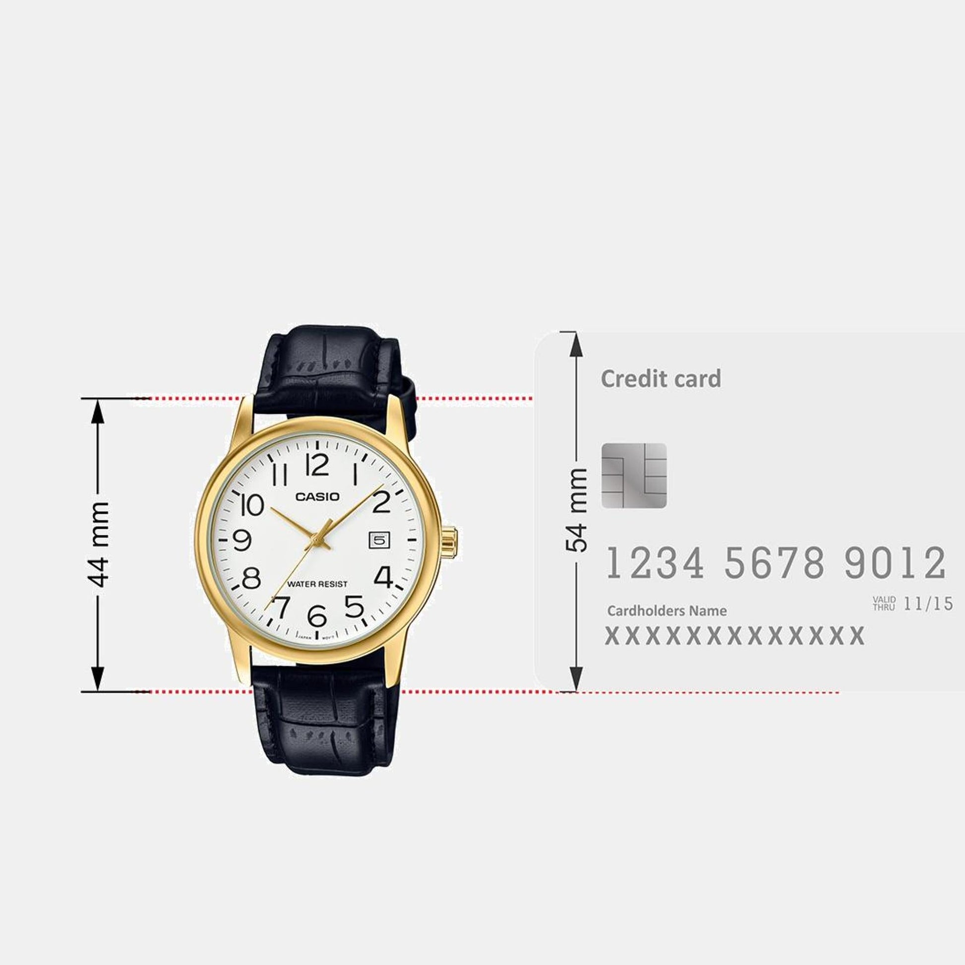 Enticer Men Quartz White Dial Analog Leather Watch A2314