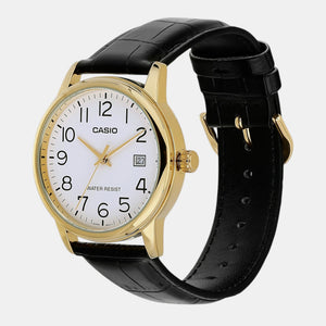 Enticer Men Quartz White Dial Analog Leather Watch A2314