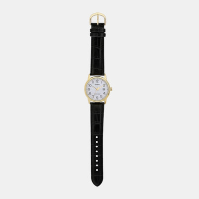 Enticer Men Quartz White Dial Analog Leather Watch A2314