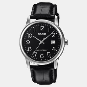 Enticer Men Quartz Black Dial Analog Leather Watch A2315