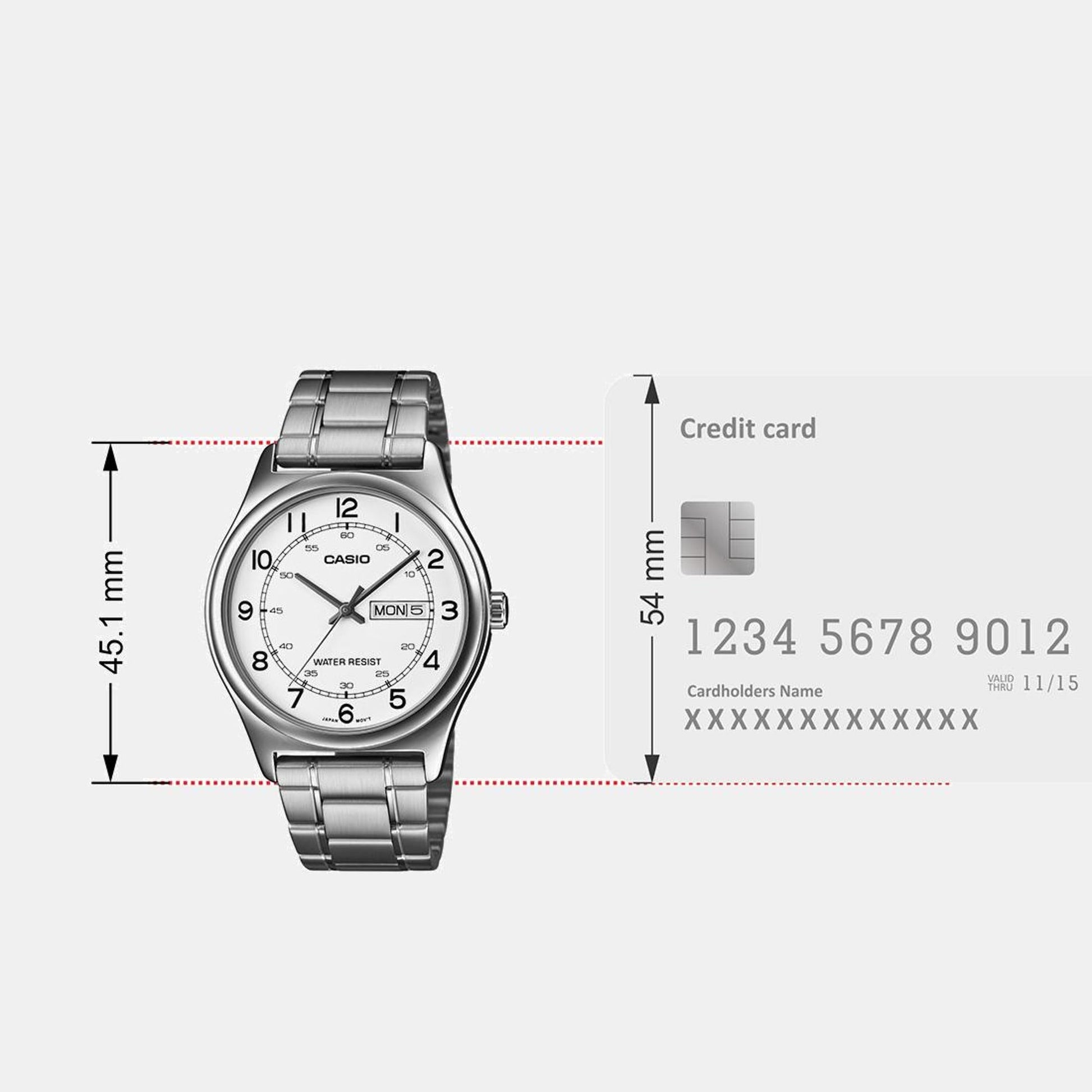 Enticer Men Quartz White Dial Analog Stainless Steel Watch A2316