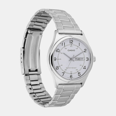 Enticer Men Quartz White Dial Analog Stainless Steel Watch A2316