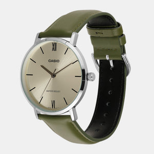 Enticer Men Quartz Beige Dial Analog Leather Watch A2320