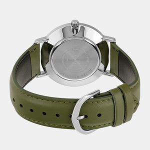 Enticer Men Quartz Beige Dial Analog Leather Watch A2320