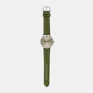 Enticer Men Quartz Beige Dial Analog Leather Watch A2320