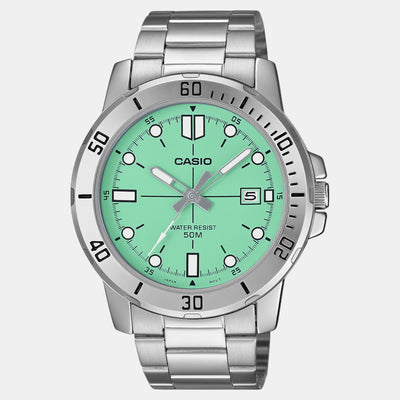 Enticer Men Quartz Blue Dial Analog Stainless Steel Watch A2336