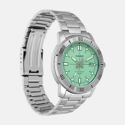 Enticer Men Quartz Blue Dial Analog Stainless Steel Watch A2336