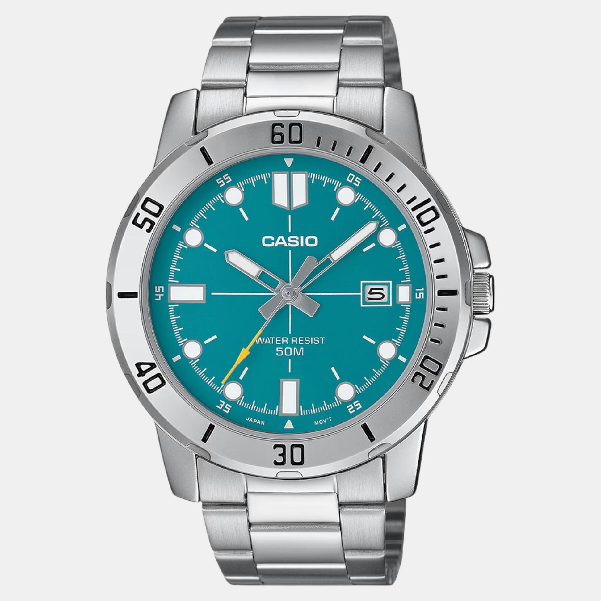 Enticer Men Quartz Blue Dial Analog Stainless Steel Watch A2337