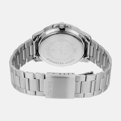 Enticer Men Quartz Red Dial Analog Stainless Steel Watch A2338
