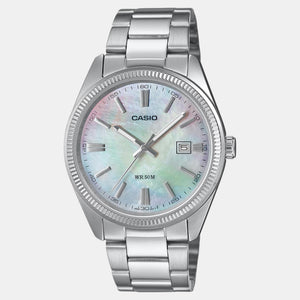 Enticer Men Quartz White Dial Analog Stainless Steel Watch A2344