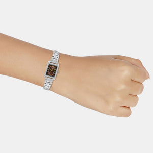 Enticer Women Quartz Brown Dial Analog Stainless Steel Watch A2356