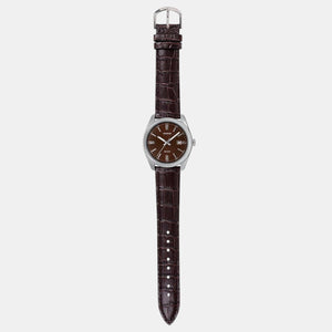 Enticer Men Quartz Brown Dial Analog Leather Watch A2397