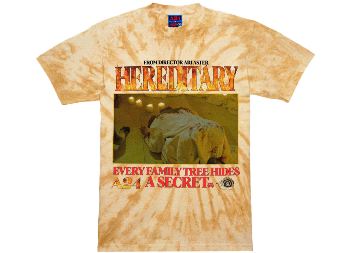 A24 Online Ceramics x Hereditary Family Secret T-shirt Tie-Dye