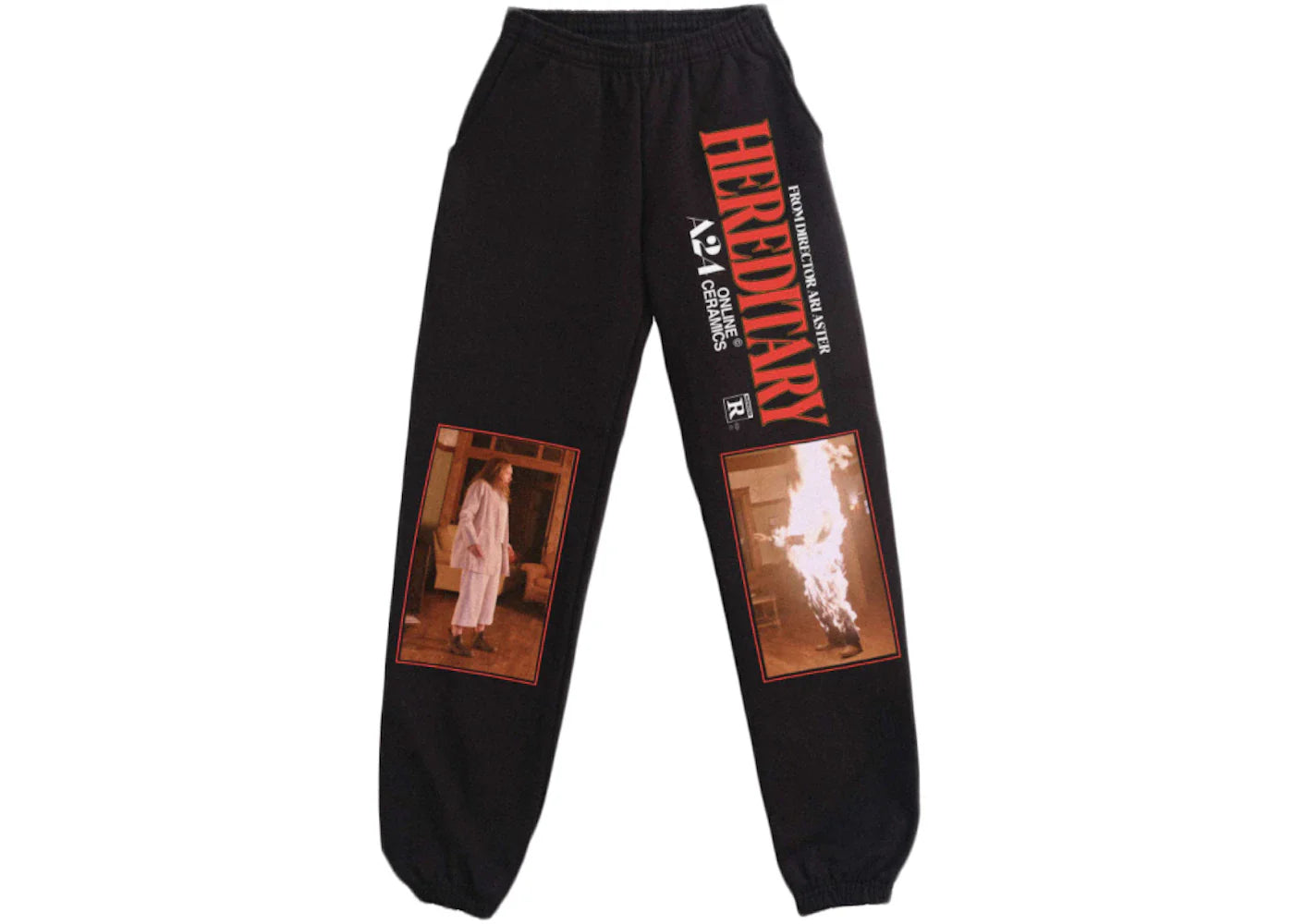 A24 Online Ceramics x Hereditary Fire Sweatpants Black