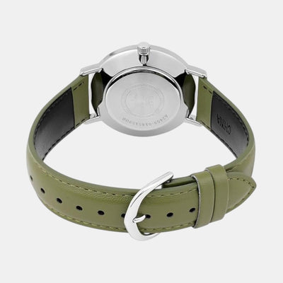 Enticer Men Quartz White Dial Analog Leather Watch A2409