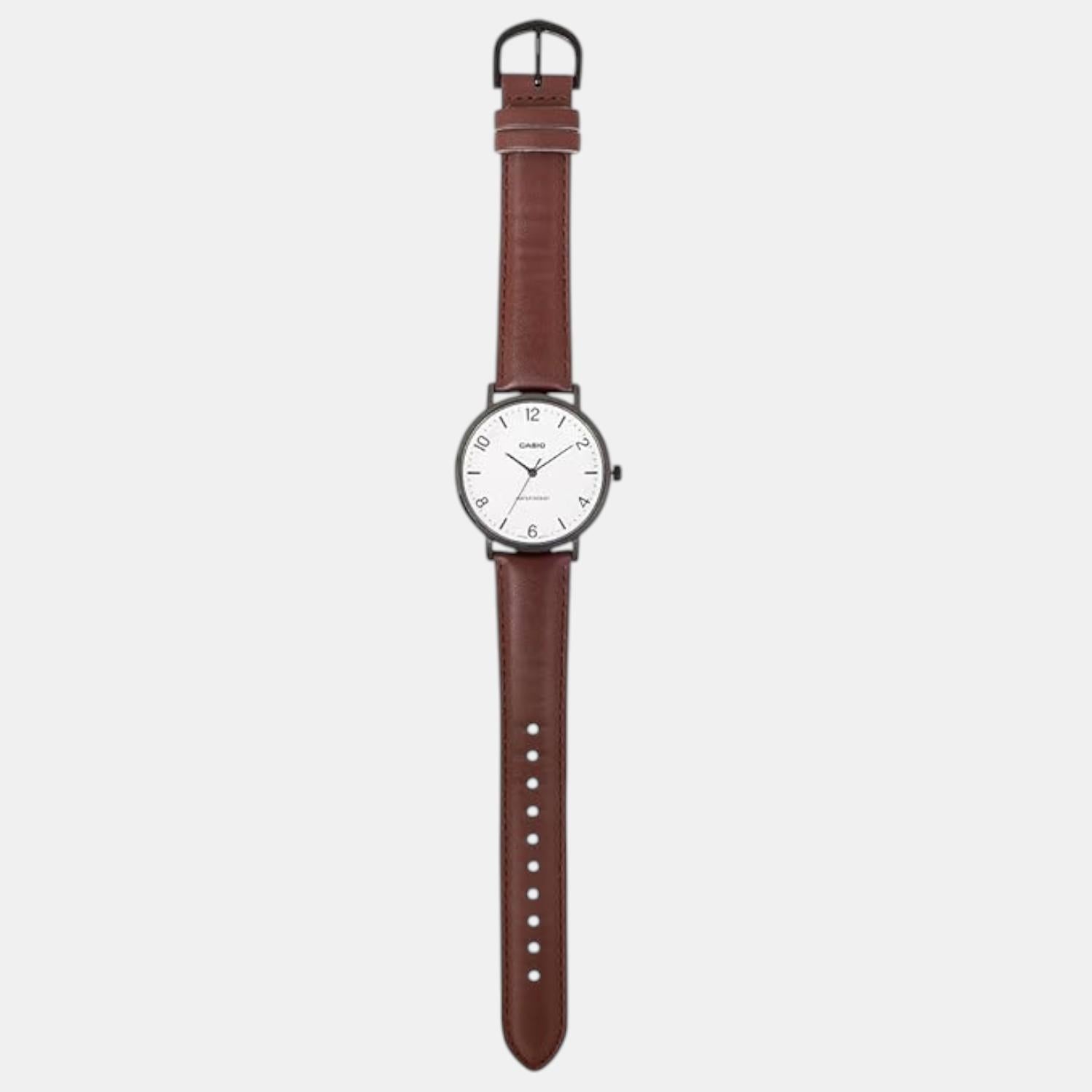 Enticer Men Quartz White Dial Analog Leather Watch A2410