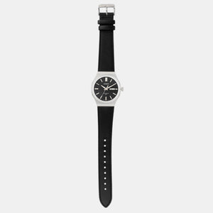Enticer Men Quartz Grey Dial Analog Leather Watch A2419