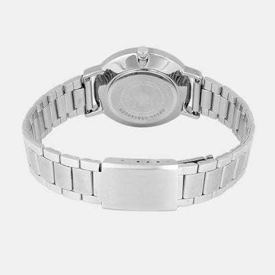 Enticer Women Quartz Black Dial Analog Stainless Steel Watch A2428