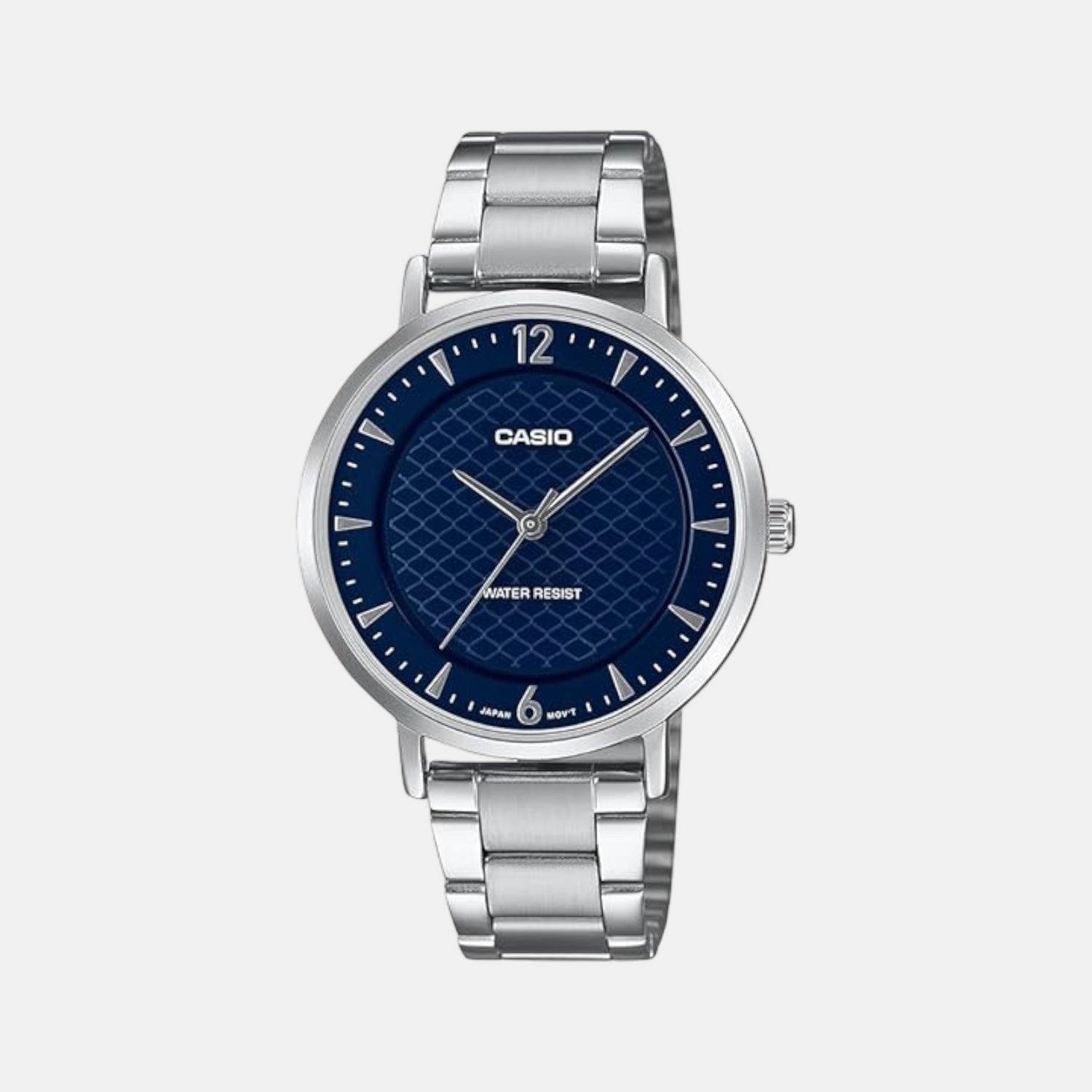 Enticer Women Quartz Blue Dial Analog Stainless Steel Watch A2429