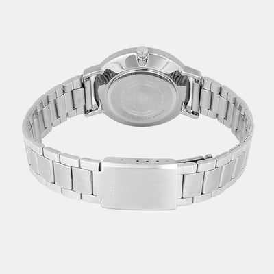 Enticer Women Quartz Pink Dial Analog Stainless Steel Watch A2430