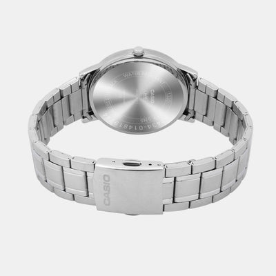 Enticer Men Quartz Blue Dial Analog Stainless Steel Watch A2434