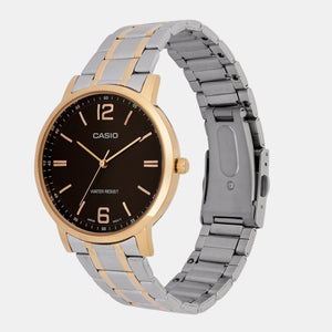 Enticer Men Quartz Blue Dial Analog Leather Watch A2435