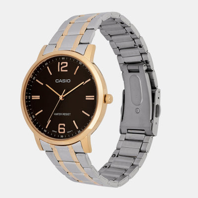 Enticer Men Quartz Blue Dial Analog Leather Watch A2435