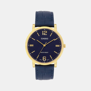 Enticer Men Quartz Blue Dial Analog Leather Watch A2439