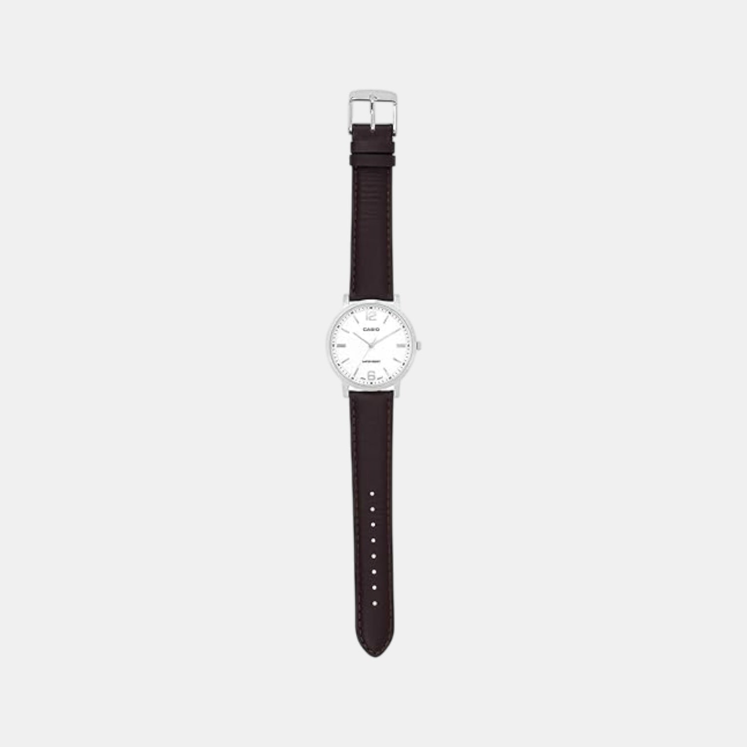 Enticer Men Quartz White Dial Analog Leather Watch A2440