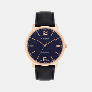 Enticer Men Quartz Blue Dial Analog Leather Watch A2441