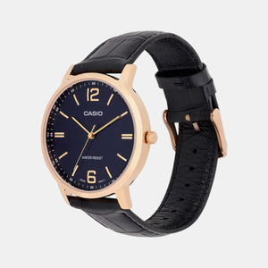 Enticer Men Quartz Blue Dial Analog Leather Watch A2441