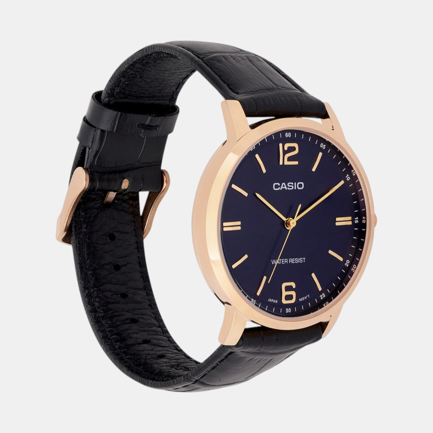 Enticer Men Quartz Blue Dial Analog Leather Watch A2441