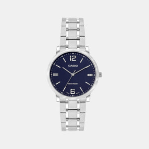 Enticer Women Quartz Blue Dial Analog Stainless Steel Watch A2442
