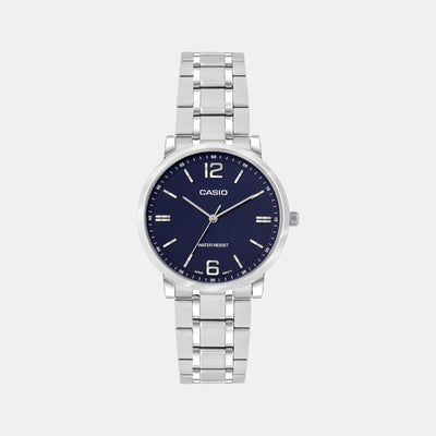 Enticer Women Quartz Blue Dial Analog Stainless Steel Watch A2442