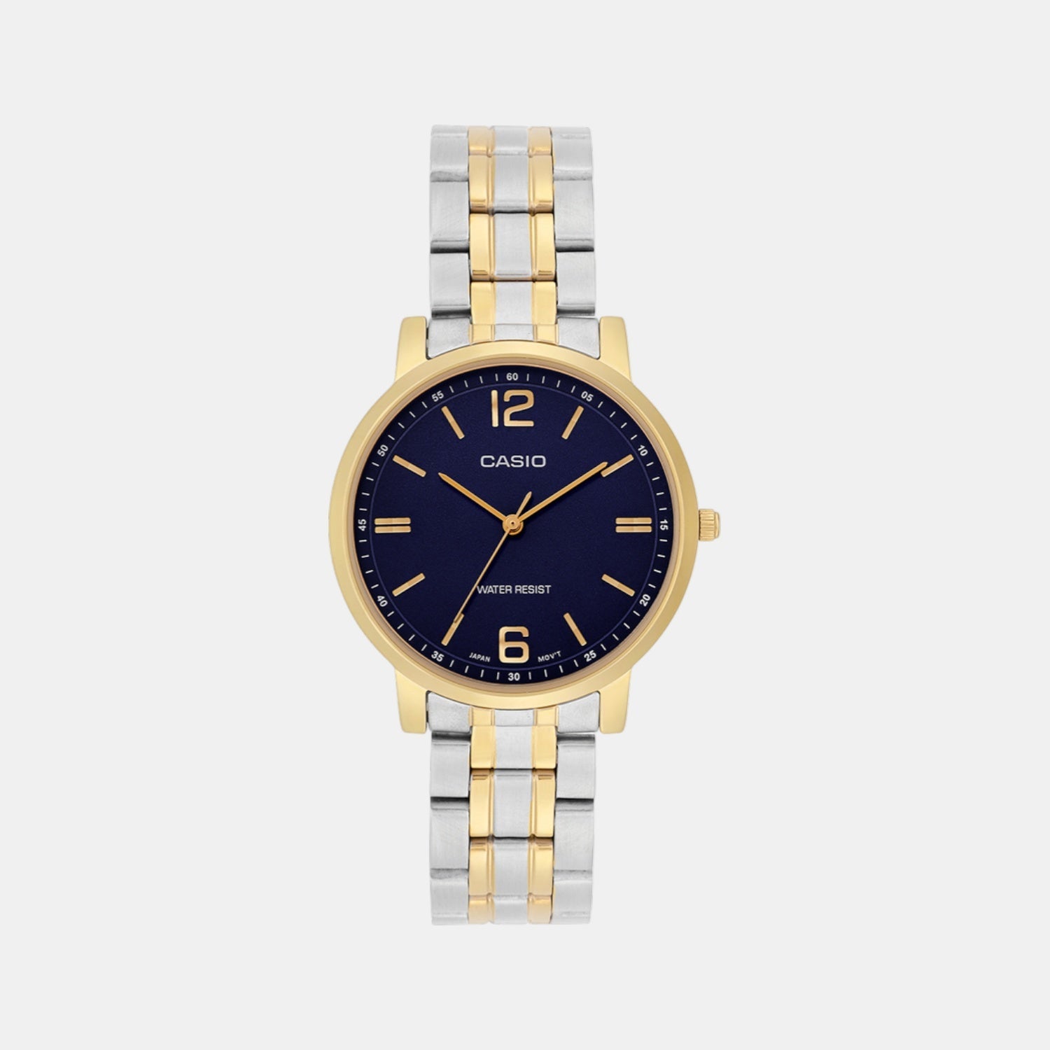 Enticer Women Quartz Blue Dial Analog Stainless Steel Watch A2444