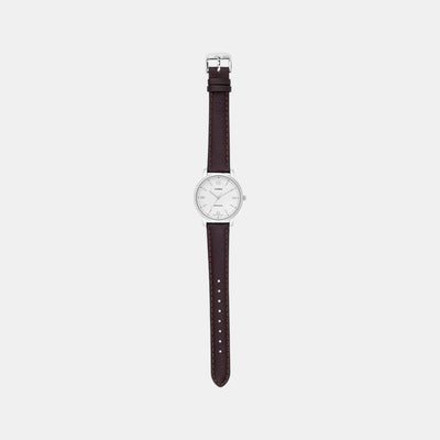 Enticer Women Quartz White Dial Analog Leather Watch A2448
