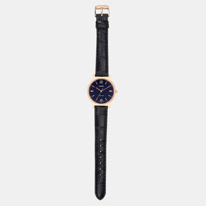 Enticer Women Quartz Blue Dial Analog Stainless Steel Watch A2449