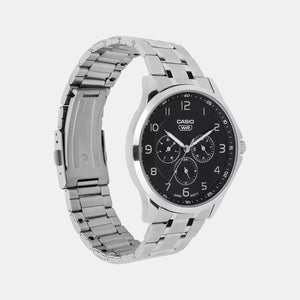 Enticer Men Quartz Black Dial Analog Stainless Steel Watch A2450
