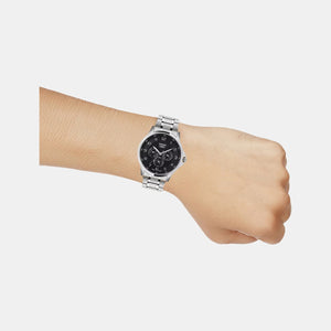 Enticer Men Quartz Black Dial Analog Stainless Steel Watch A2450