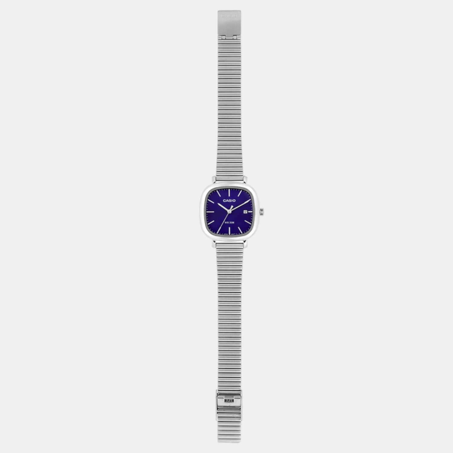 Enticer Women Quartz Blue Dial Analog Stainless Steel Watch A2462
