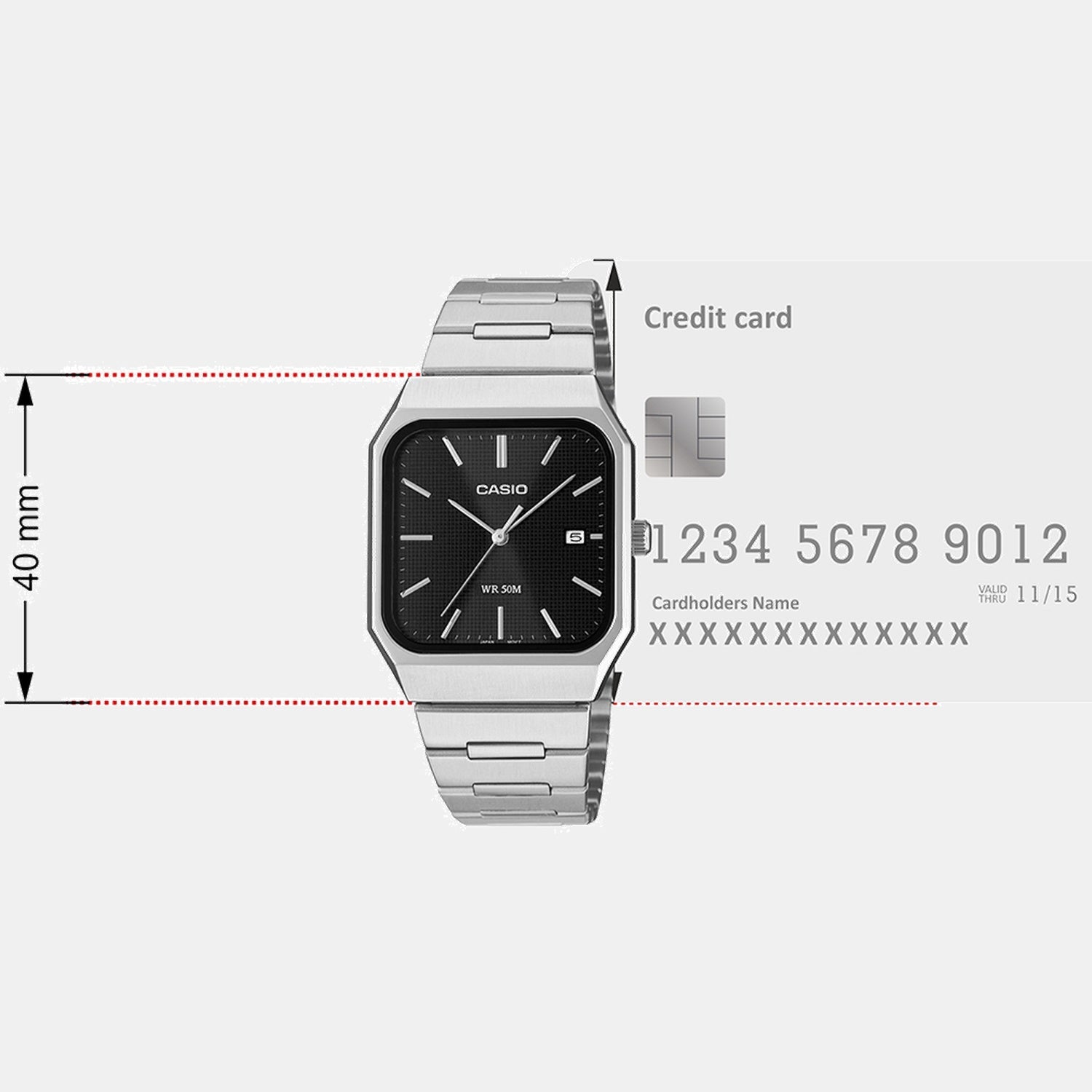 Enticer Men Quartz Black Dial Analog Stainless Steel Watch A2465