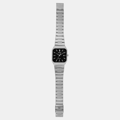 Enticer Men Quartz Black Dial Analog Stainless Steel Watch A2465
