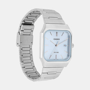 Enticer Men Quartz Sky Blue Dial Analog Stainless Steel Watch A2467