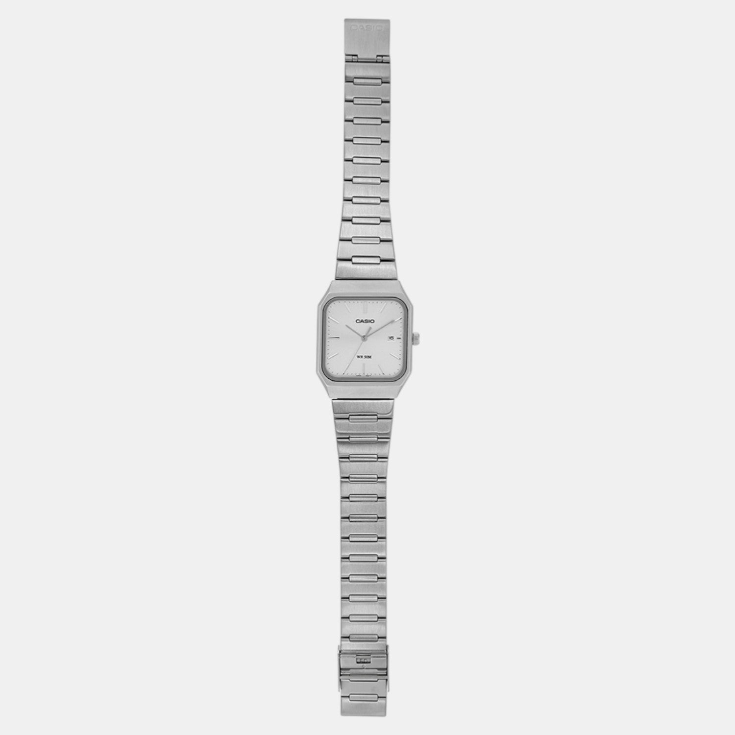 Enticer Men Quartz Silver Dial Analog Stainless Steel Watch A2468