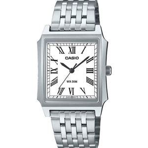 Casio Enticer Standard White Dial Men 31.5mm A2472 MTP-B190D-7BV