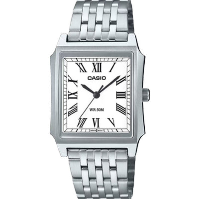 Casio Enticer Standard White Dial Men 31.5mm A2472 MTP-B190D-7BV