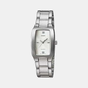 Enticer Women Quartz White Dial Analog Stainless Steel Watch A265