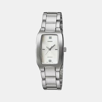 Enticer Women Quartz White Dial Analog Stainless Steel Watch A265