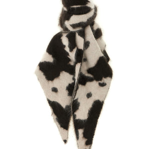 Guest In Residence Grizzly Cowhide Scarf