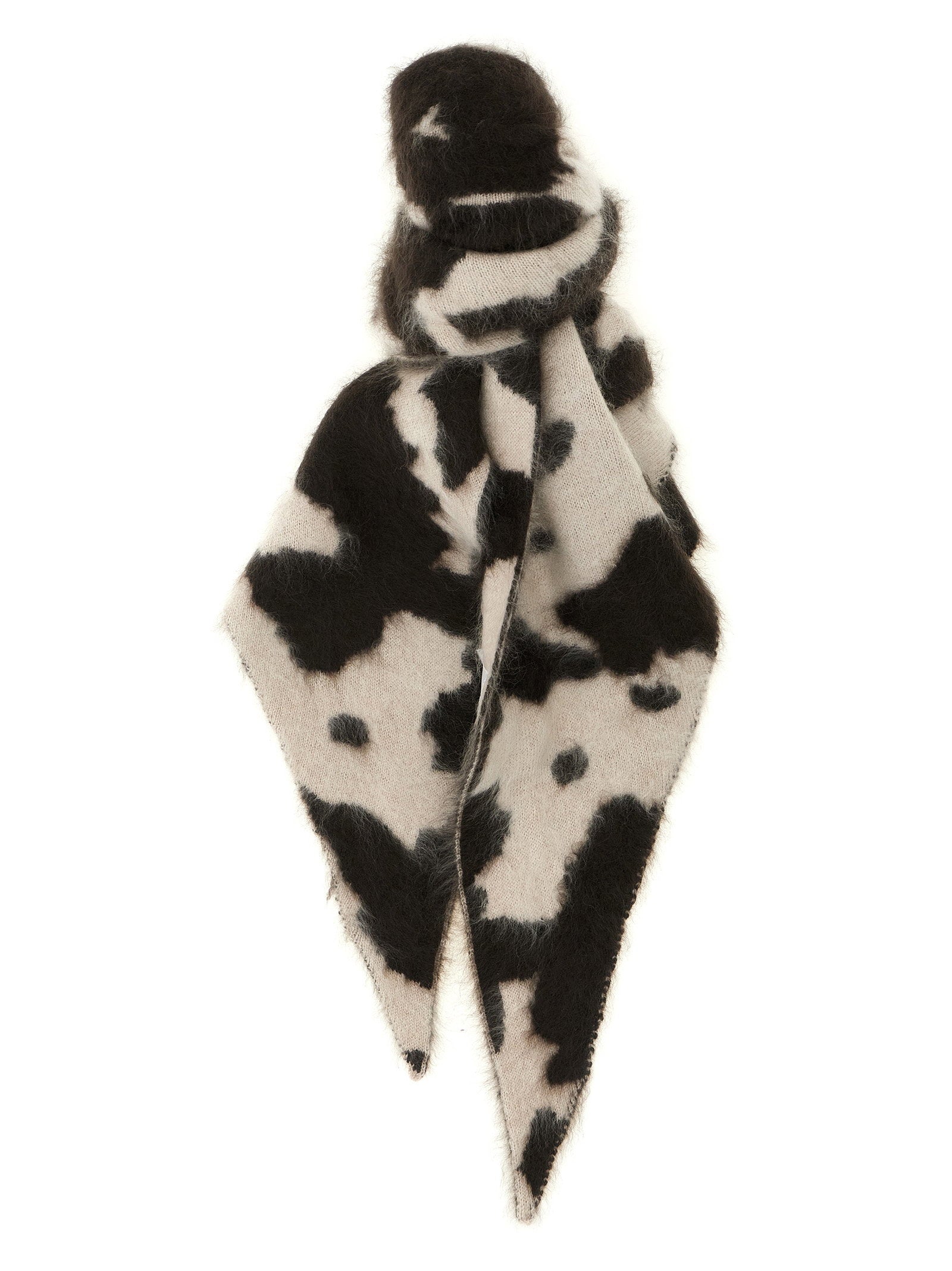 Guest In Residence Grizzly Cowhide Scarf